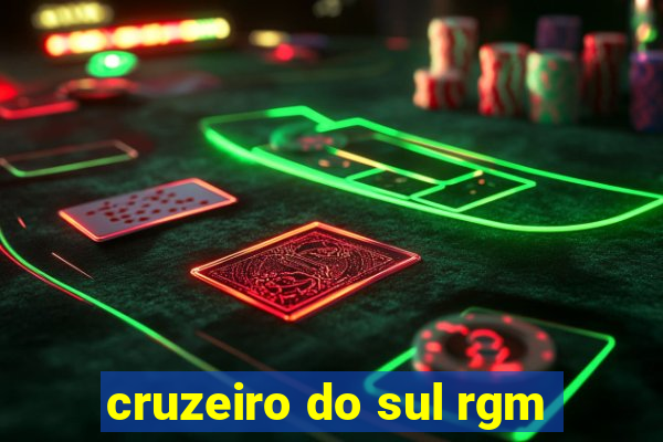 cruzeiro do sul rgm